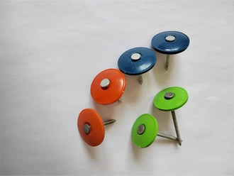 Plastic Round Cap Roofing Nail  1 in. x 12-Gauge (2000ct)