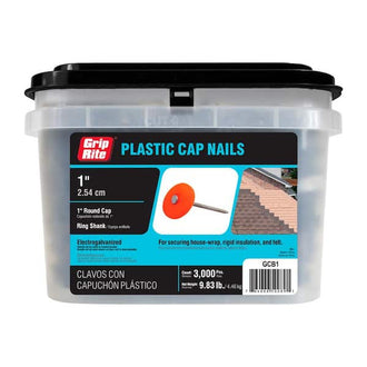 Cap nails 1 in. x 12-Gauge (3,000-Pack)